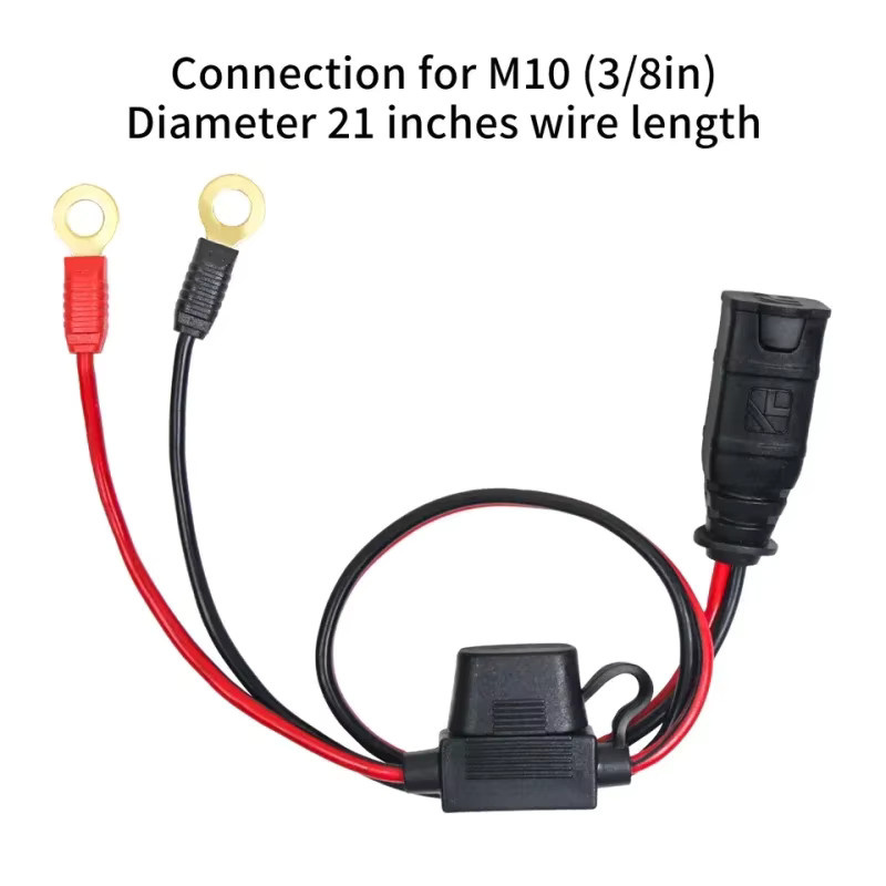 Kompatibles NOCO X-Connect Style Ladekabel mit M10 Ringterminal und USB-C Anschluss - Bild 2