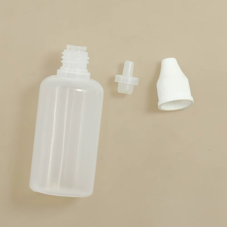 MLDCZS Transparente Auslaufsichere Flüssigkeits-Tropfflaschen aus PE-Kunststoff zum Nachfüllen, verschiedene Füllmengen von 5ml bis 120ml - Bild 1