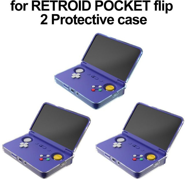 Retroid Schutzhülle für Retroid Pocket Flip 2 aus TPU in Blau, kratzfest und stoßfest - Bild 1
