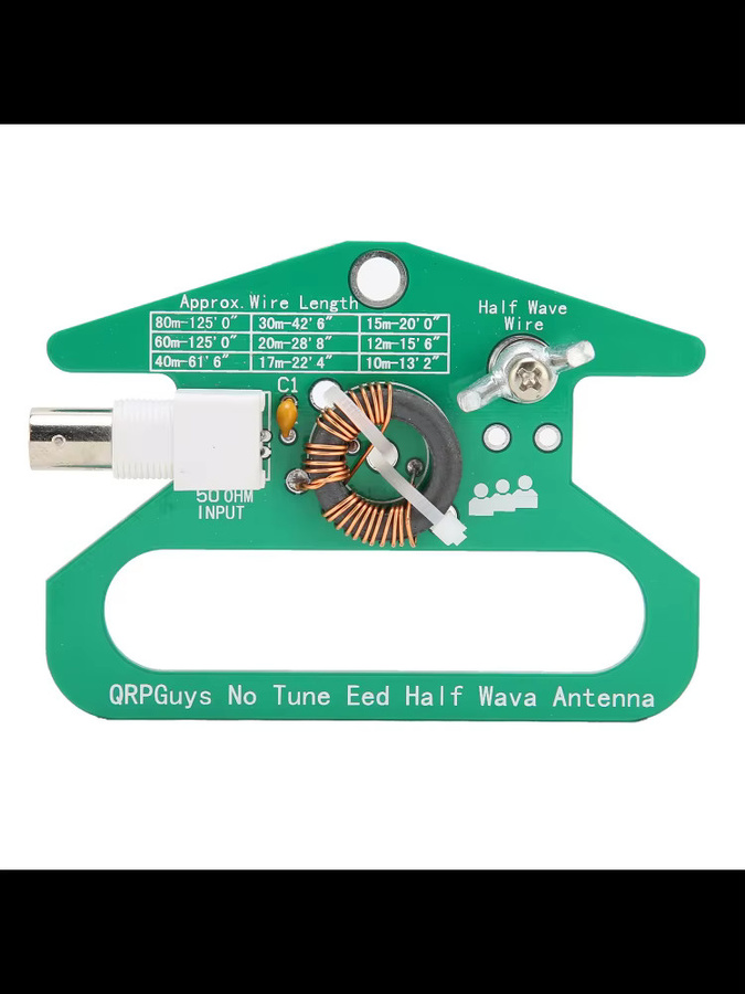 Fdit No Tune End Fed Half Wave Antennenmodul in Grün mit 50 Ohm Impedanz für die tragbare Montage - Bild 3