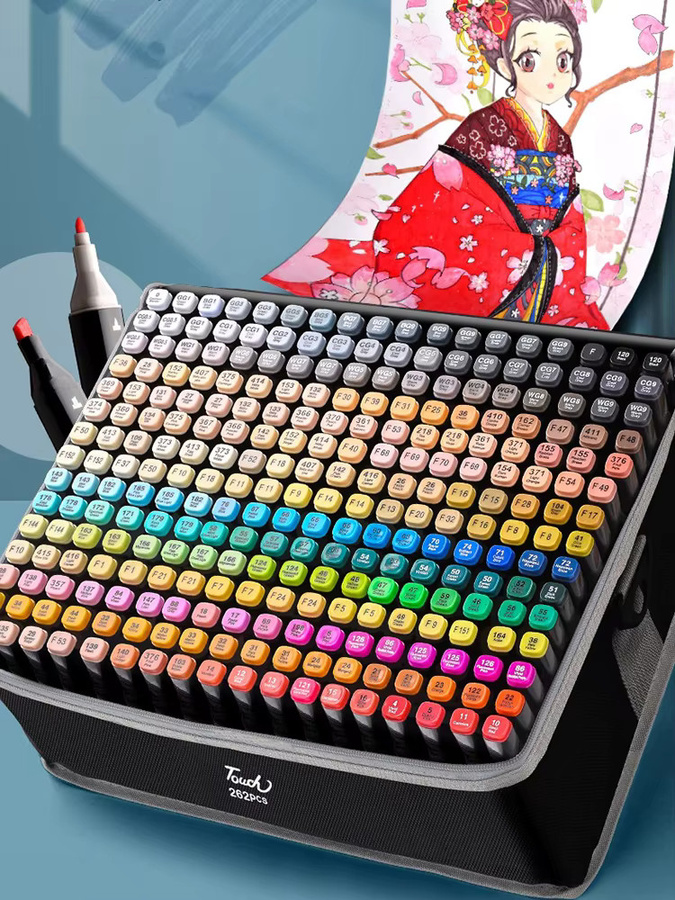 Anowee Marker Pinselstifte Set in Multicolour für Malerei, Zeichnung und Manga - Bild 6