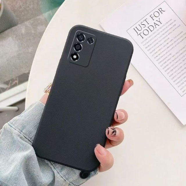 Matte Silikon Schutzhülle für Samsung Galaxy A55 A35 A25 A15 A05 A05s A54 A34 A14 A04 A04S A04E in Schwarz - Bild 1