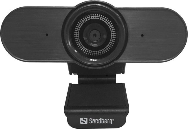 Sandberg AutoWide Webcam Full HD 1080P mit USB-C Anschluss in Schwarz - Bild 1