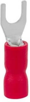 ABB Gabelkabelschuh 7TCA301320R0063 in Rot und Silber mit Kunststoffisolierung - Bild 1