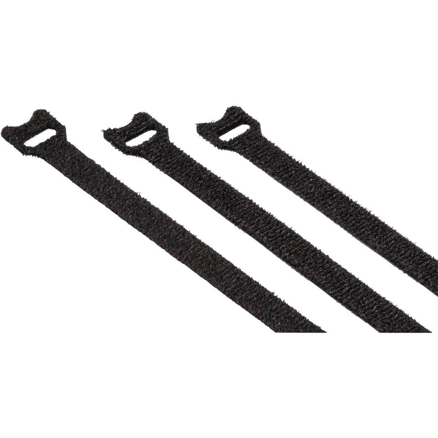 Hama Klett-Kabelbinder wiederverwendbar Schwarz 20 Stück - Bild 2