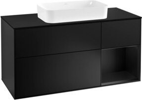 V&B Waschtischunterschrank Finion in Blau lackiert, Breite: 120 cm, Tiefe: 50,1 cm, Höhe: 50,1 cm - Bild 1