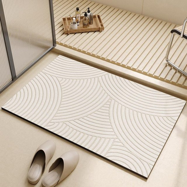 Bestbags Badematte beige, rutschfest und super saugfähig, B/B: 40 x 60 cm - Bild 1