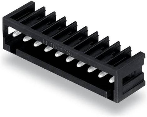 WAGO Stiftleiste 2140 Standard Schwarz, 100 Stück, Rastermaß: 3,50 mm - Bild 1