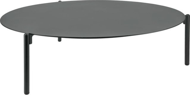 VEGA Outdoor-Beistelltisch Naira groß, rund, anthrazit, Durchmesser: 103 cm, Höhe: 28,5 cm - Bild 1