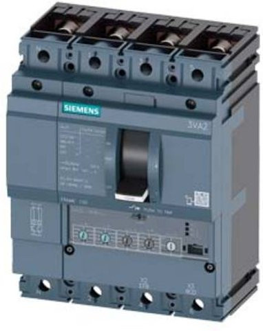 Siemens 3VA2010-8HN42-0AA0 Leistungsschalter in Grau mit einem Einstellbereich von 40 - 100A und einer maximalen Schaltspannung von 690 V/AC - Bild 1