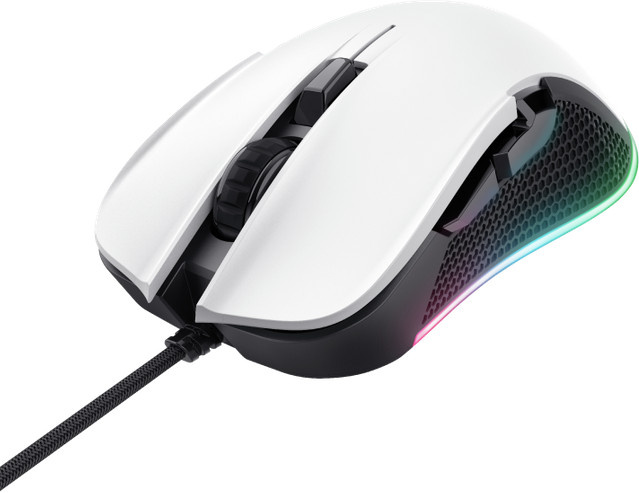Trust GXT 922 YBAR Gaming-Maus in Weiß - Bild 1