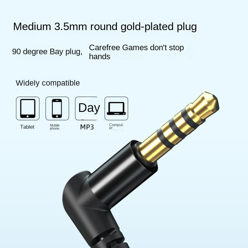 QUEED In-Ear Sportkopfhörer mit Mikrofon und 3,5 mm Klinkenanschluss in Violett - Bild 4