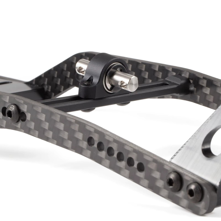 YFGRGT Verstellbare Trägerlagerbaugruppe aus Aluminium, 1:10, Schwarz, Metall, Zubehör - Bild 5