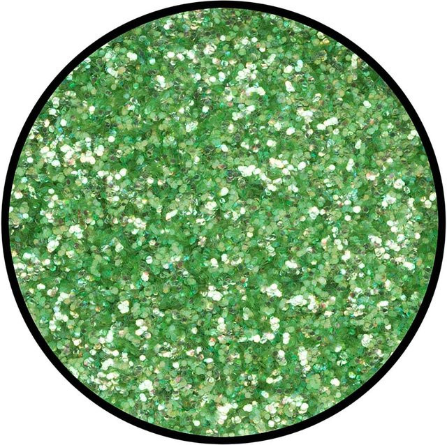 Eulenspiegel Glitzer Puder, Smaragdgrün, 6g, Unisex - Bild 1