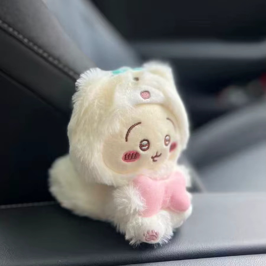 Bandai Usagi Hachiware Hund, Plüsch-Schlüsselanhänger, Stofftier - Bild 3
