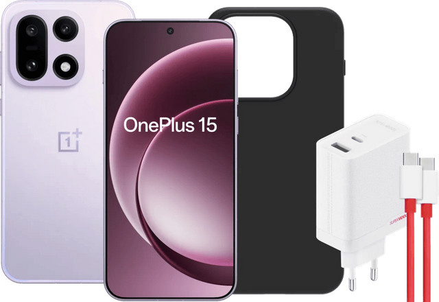 OnePlus 15 5G Smartphone 512GB Lila mit Basis-Zubehörset - Bild 1