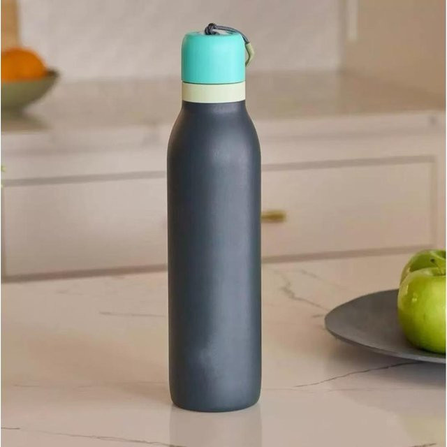Baifenbai Home Furnishing Edelstahl-Thermosbecher in Macaron-Farbe Blau, 24OZ Sportflasche für Outdoor und unterwegs - Bild 1