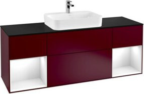 V&B Waschtischunterschrank Finion in Weiß lackiert, B/T/H: 160 x 60 x 50,1 cm - Bild 1