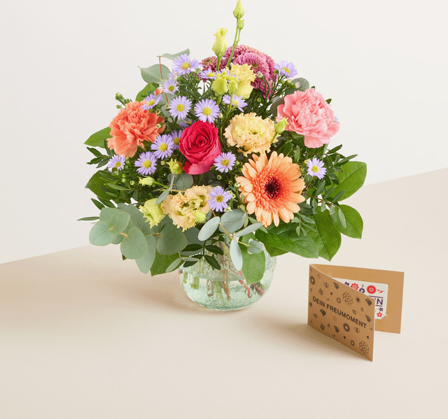 BLUME2000 Sonnengruß Bouquet multicolour zum Geburtstag - Bild 1