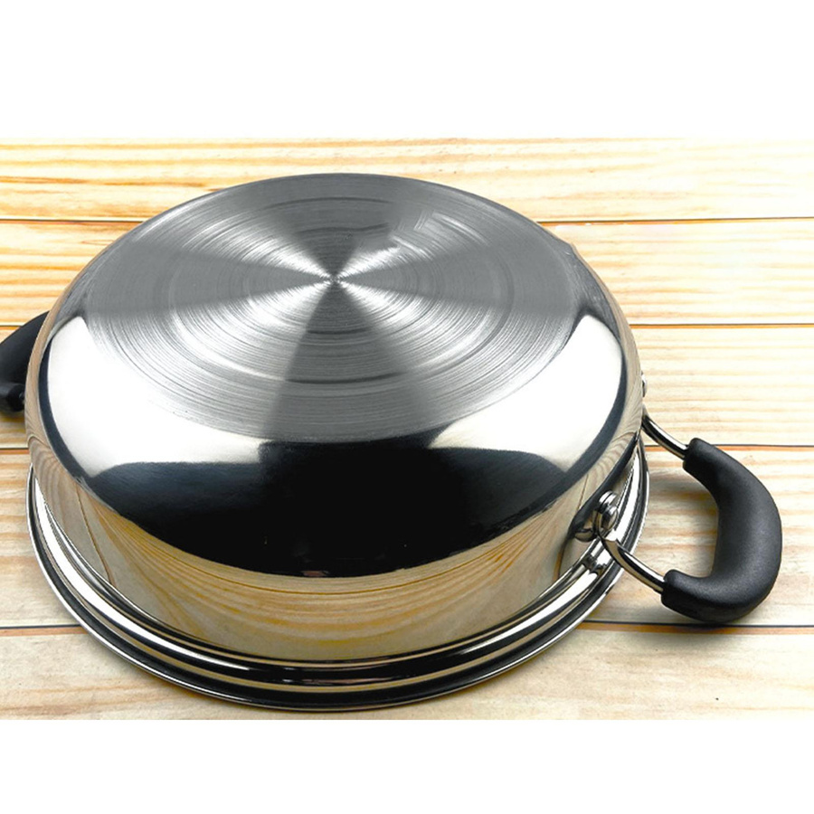Professioneller Edelstahl Dampfgarer hocheffizient einlagig Durchmesser: 32 cm - Bild 4