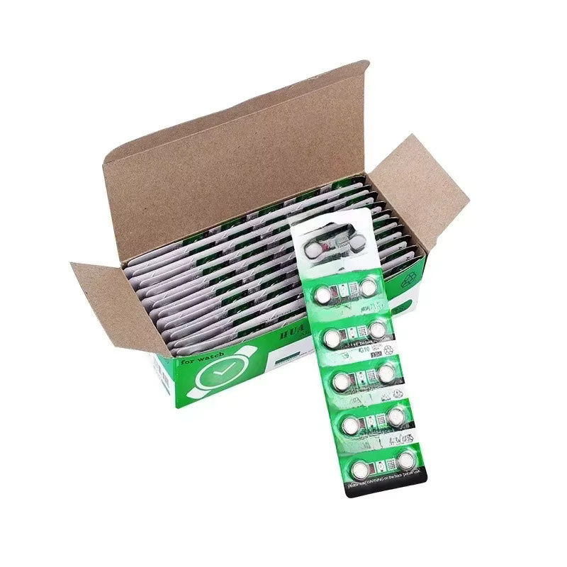 SCRCEO Alkaline Knopfzellen AG10 LR1130 SR1130 389A LR54 L1131 Silber 1,55 V für Uhren, Hörgeräte und Spielzeug - Bild 1