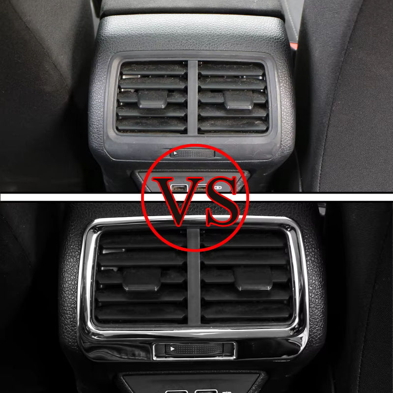 Schwarze Luftauslass-Abdeckung für die hintere Klimaanlage passend für Volkswagen VW Golf 7 MK7 aus Kunststoff - Bild 2