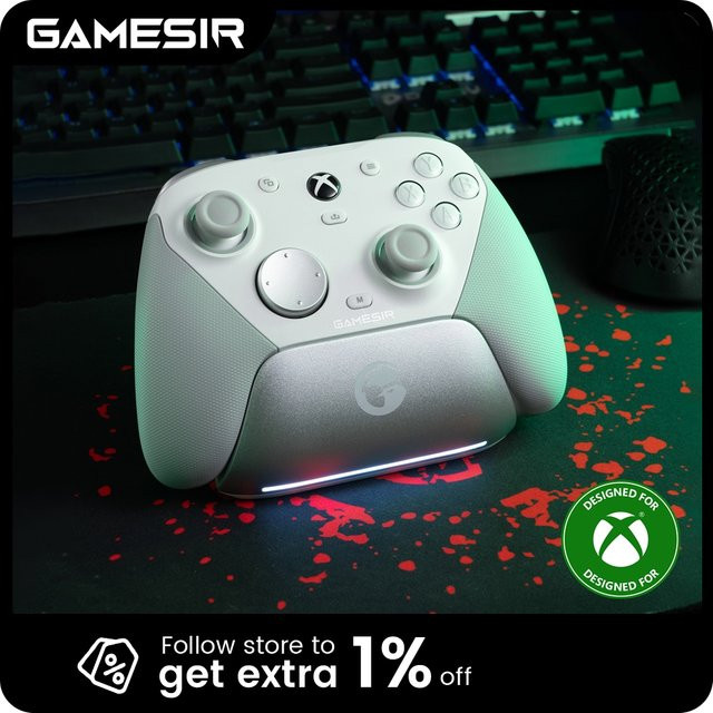 GameSir G7 Pro Xbox Series X S Controller mit Hall-Effekt für Xbox, PC und Android via Bluetooth oder Kabelgebunden inklusive Ladestation - Bild 1