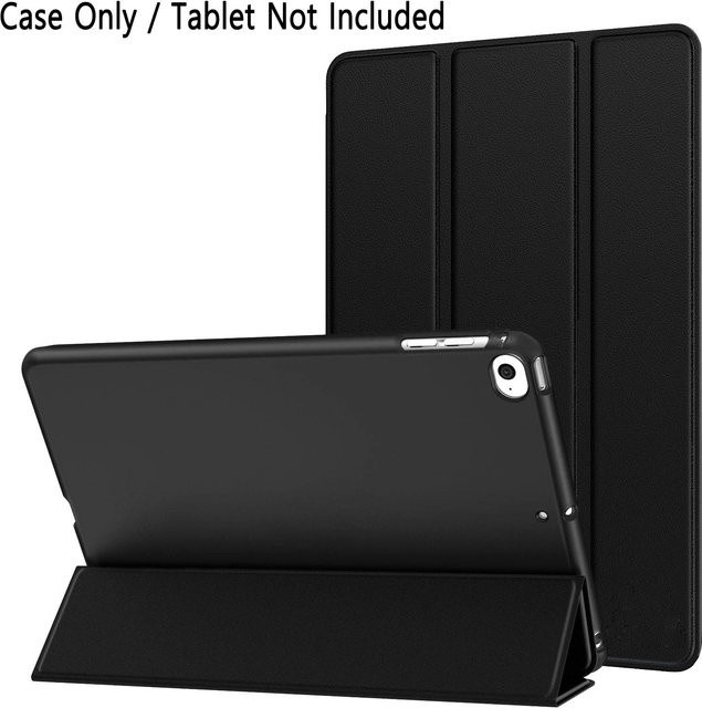 Smart-Cover Klapphülle mit weicher TPU-Rückseite für iPad 9.7 6./5. Generation und iPad Air 2/Air 1, Schwarz, Auto Wake/Sleep Funktion - Bild 1