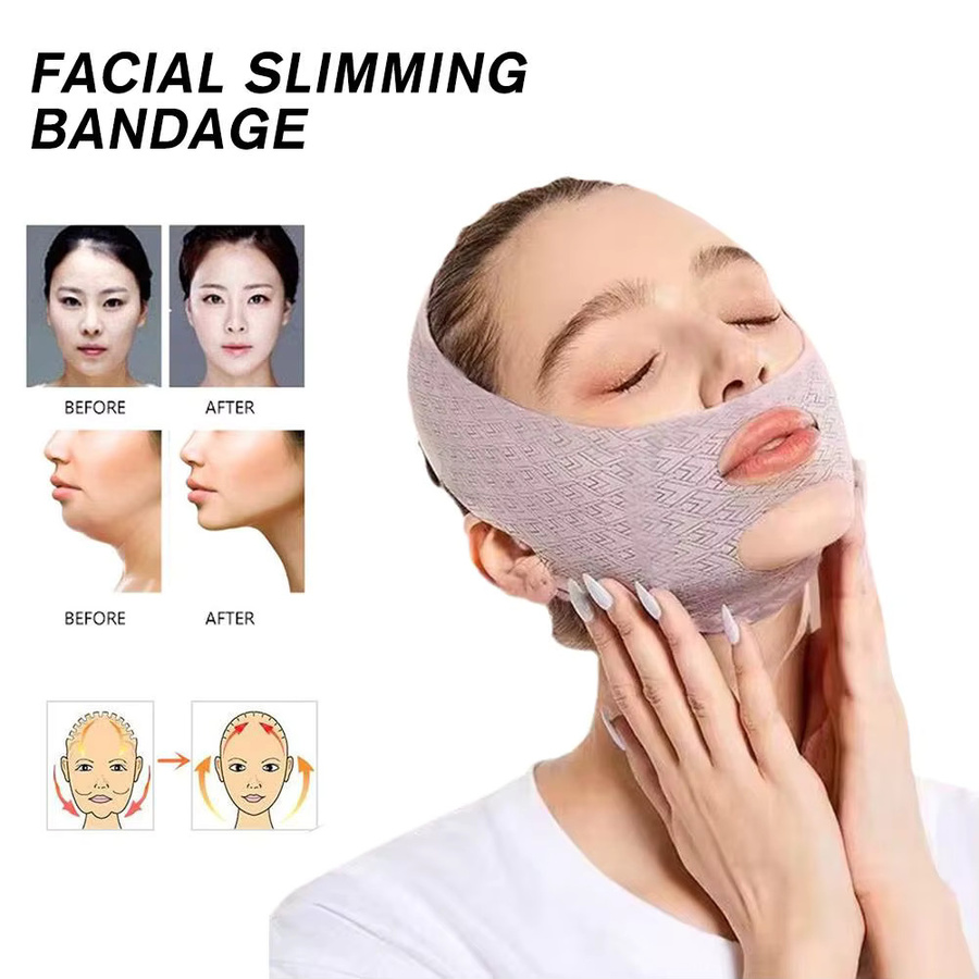SADOER Chin-Up-Maske V-Line Gesichtsstraffungsgurt - Bild 3
