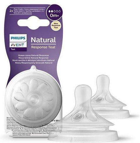 Philips Avent AVENT SCY962/02 Responsiver Schnuller Natur langsam 2 (0+) transparent aus Silikon bpa-frei - Bild 1