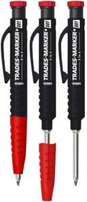 Markal Trades-Marker Dry 2in1 Tieflochmarker in Schwarz - Bild 1