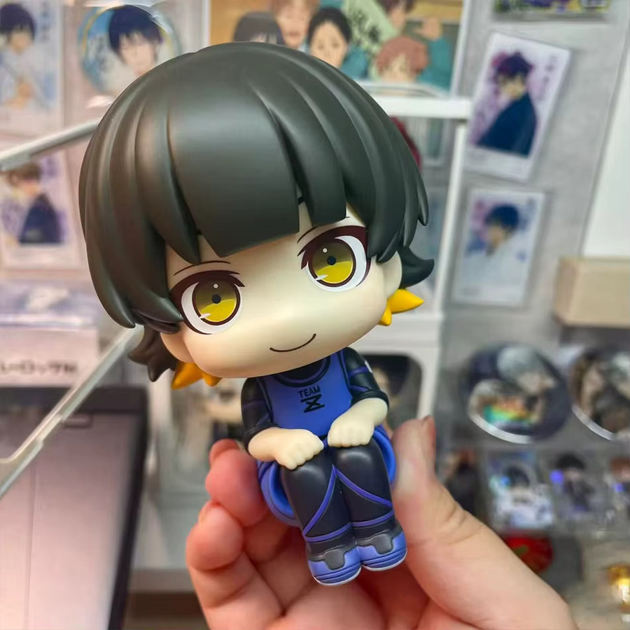 Bandai Blue Lock Isagi Yoichi Bachira Meguru Anime-Figur, Q-Version Sammlerfigur, Puppe - Bild 3