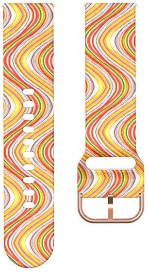 Uhrenarmband Silikon, beige, 22mm - Bild 1