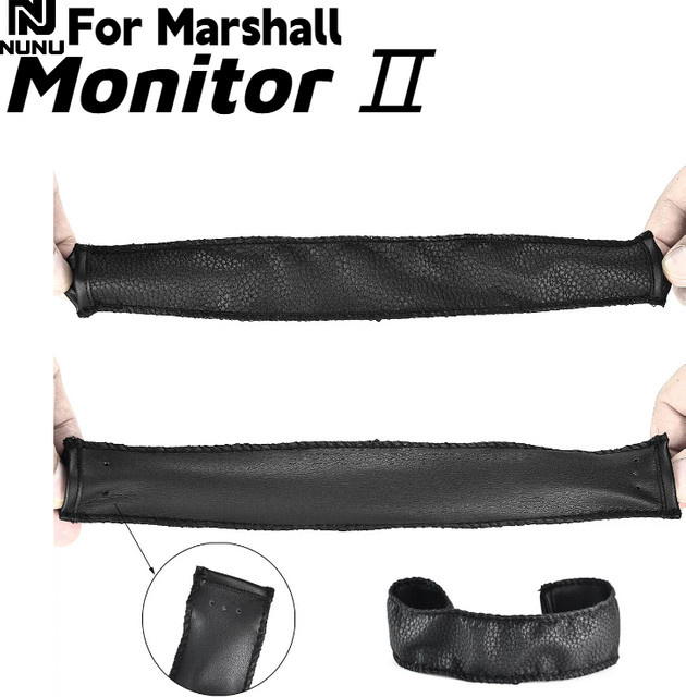 Marshall Ersatz-Set für Monitor II ANC Wireless Kopfhörer mit Ohrpolstern aus Eisgel, Leder und Mesh sowie Kopfbandabdeckung in Schwarz - Bild 1
