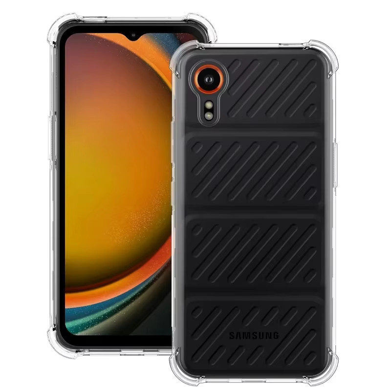 Stoßfeste Airbag-TPU-Schutzhülle für Samsung Galaxy Xcover 7, Xcover 6 Pro und Xcover 5 in Transparent - Bild 2