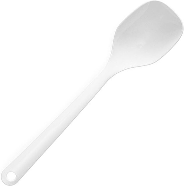 Hendi Melamin Salatschüssel mit Löffel in Weiß - Bild 1