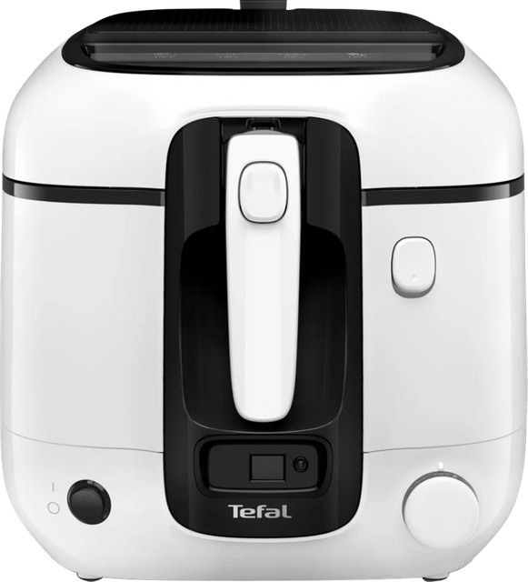 Tefal Fritteuse Super Uno FR3140 in Weiß/Schwarz mit Timer - Bild 1