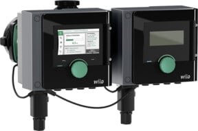 Wilo Nassläufer-Doppelpumpe Stratos MAXO-D 30/0,5-6, PN 10 mit App-Control in Grau - Bild 1