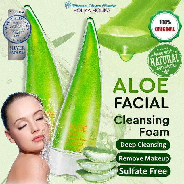 Holika Holika Aloe Vera Gesichtsreinigungsschaum, 150 ml - Bild 1