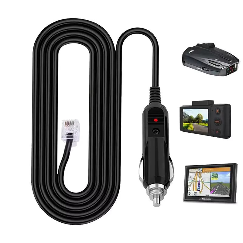 Radarwarner-Adapterkabel auf RJ11 für Escort Passport 8500x, 50, 9500IX, 7500IS und Redline, 12V 2A, Schwarz - Bild 7
