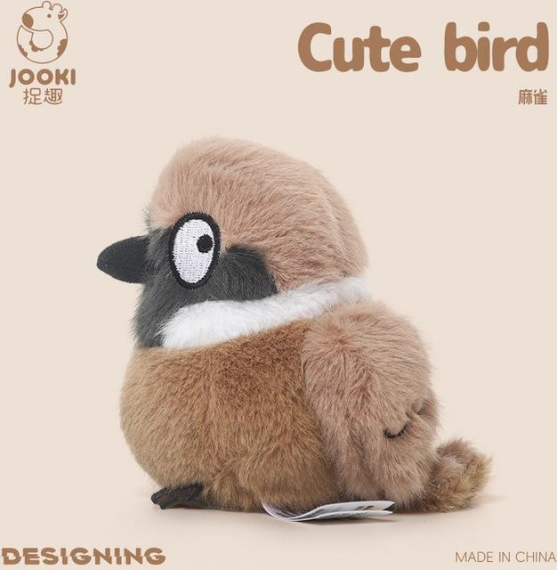 Yiran toy Eisvogel, Spatz, Gabel-Schwanz-Nektarvogel, Myna, Plüschtier, 11cm - Bild 1