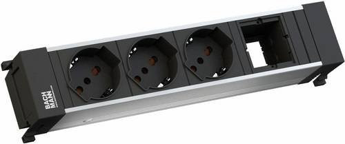 Bachmann 909058 Einbau-Steckdosenleiste für IT-Anwendungen in Weiß oder Schwarz - Bild 1