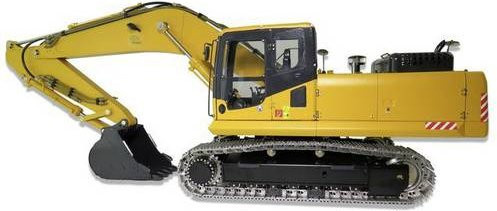 Thicon Models 58300 Kettenbagger 36t RC Funktionsmodell Bausatz im Maßstab 1:14 aus Edelstahl - Bild 1