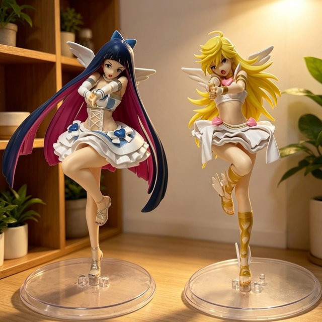 Bandai Panty & Stocking with Garterbelt, Anime-Actionfigur, Kunststoff, Bunt / Mehrfarbig - Bild 1