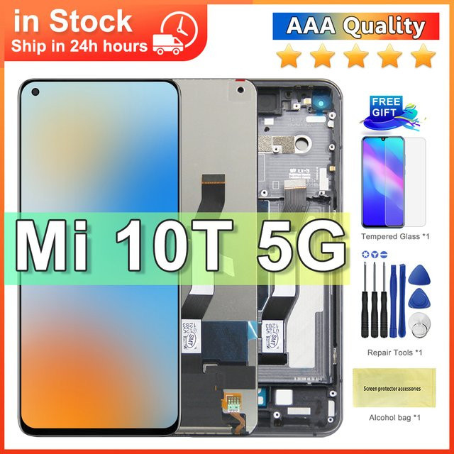 Xiaomi LCD Display Touchscreen Digitizer Montage Ersatzteil für Mi 10T Mi10T Pro und Redmi K30S in Schwarz, 6,67 Zoll - Bild 1