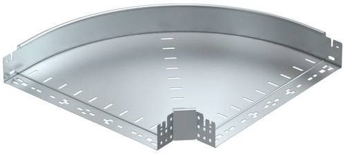OBO Bettermann Bogen aus Metall in Silber, Breite: 50,0 cm, Höhe: 8,5 cm - Bild 1