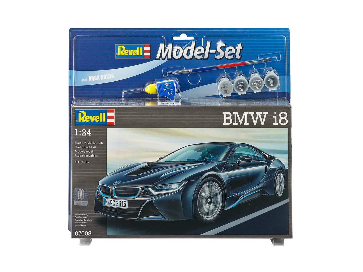 Revell BMW i8 Sportwagen Bausatz 1:24 - Bild 3