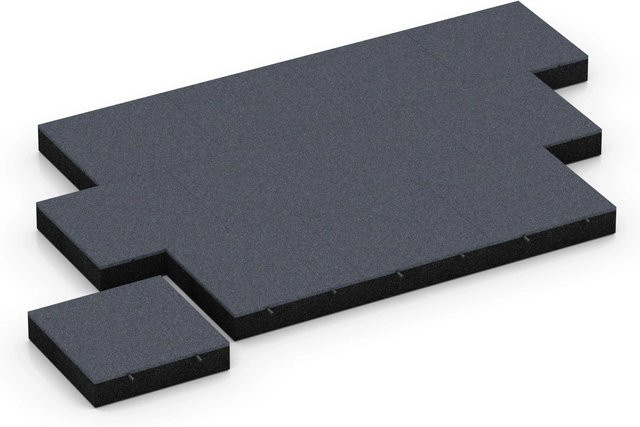 WARCO Fallschutzplatte Schiefergrau B/T/H: 50 x 50 x 11 cm - Bild 1