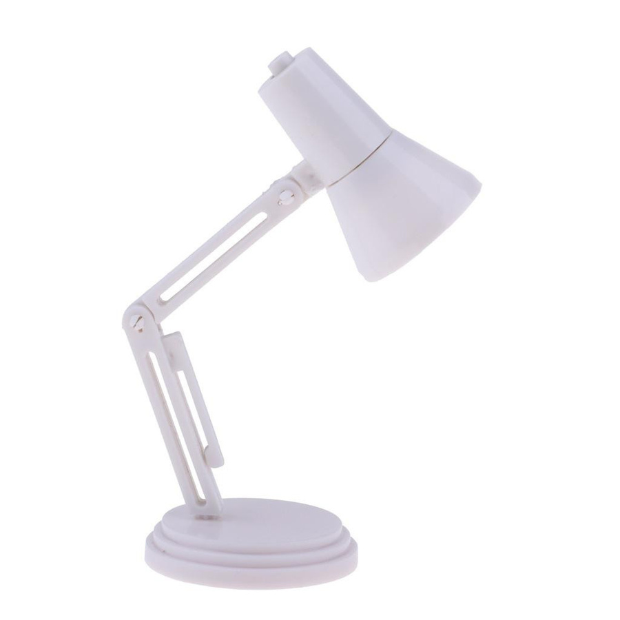 Safe guard Weiße LED-Schreibtischlampe, Modellmöbel, Maßstab 1:6, Blau - Bild 1