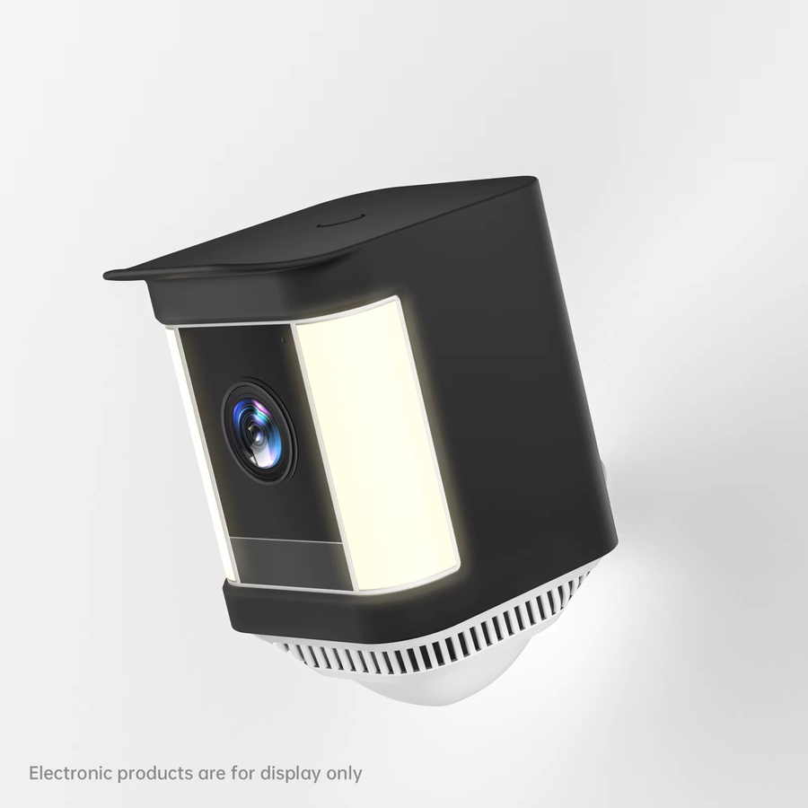 Ring Silikon-Kameraschutzhülle für Spotlight Cam Pro und Cam Plus in Schwarz - Bild 2